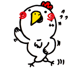 Action Chicken Sticker. sticker #6227288