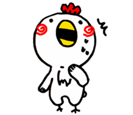 Action Chicken Sticker. sticker #6227289