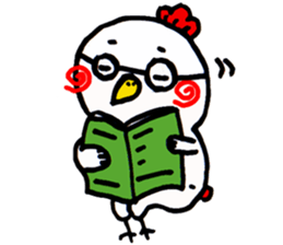 Action Chicken Sticker. sticker #6227300