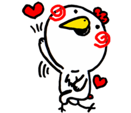 Action Chicken Sticker. sticker #6227302