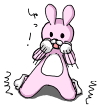 Doll of a cute rabbit sticker #6227465