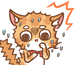 Cheese cat sticker #6227608