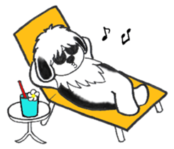 Shaggy dog O-chan 2 sticker #6228344