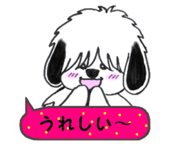Shaggy dog O-chan 2 sticker #6228348