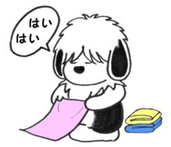 Shaggy dog O-chan 2 sticker #6228349