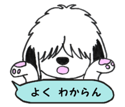 Shaggy dog O-chan 2 sticker #6228353