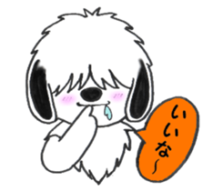 Shaggy dog O-chan 2 sticker #6228361