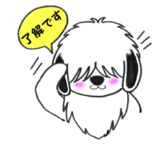 Shaggy dog O-chan 2 sticker #6228379