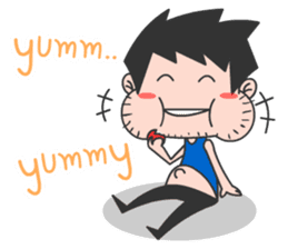 Tone funny boy (English) sticker #6228517