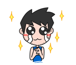 Tone funny boy (English) sticker #6228520