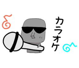 My moai mother and son 2. sticker #6228853