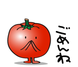 Cute Tomato from Kumamoto prefecture sticker #6228867