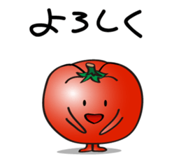 Cute Tomato from Kumamoto prefecture sticker #6228878