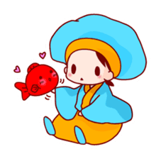 Deer, fox, monkey,gods sticker #6230211