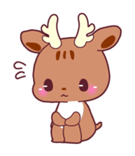 Deer, fox, monkey,gods sticker #6230235