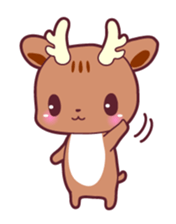 Deer, fox, monkey,gods sticker #6230247