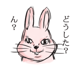 Daily life of the rabbit Sticker sticker #6230359