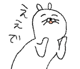 Smile Rabbit Sticker sticker #6230893