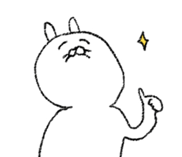 Smile Rabbit Sticker sticker #6230919