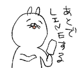 Smile Rabbit Sticker sticker #6230925