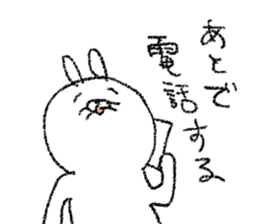 Smile Rabbit Sticker sticker #6230926