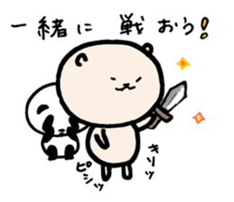 Failure Panda and Gentle Cat sticker #6231591