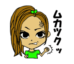 Malicious language daughter KONOHA viait sticker #6231780