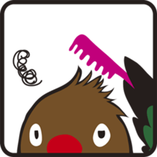 With Masked lovebird Sticker sticker #6232049