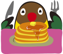 With Masked lovebird Sticker sticker #6232067