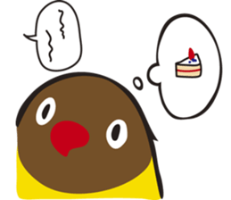 With Masked lovebird Sticker sticker #6232070