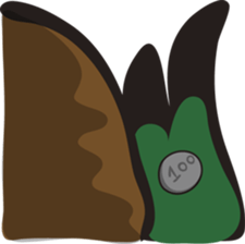 With Masked lovebird Sticker sticker #6232071