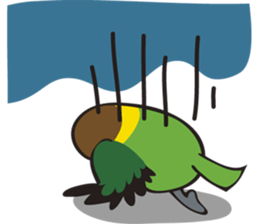 With Masked lovebird Sticker sticker #6232074