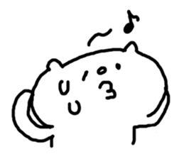 A white surreal basic stamp. sticker #6233453