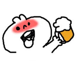 A white surreal basic stamp. sticker #6233472