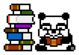 Japanese Pixel Panda sticker #6233852