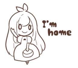a monochrome (English version) sticker #6233969