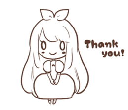 a monochrome (English version) sticker #6233970