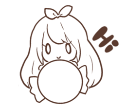 a monochrome (English version) sticker #6233971