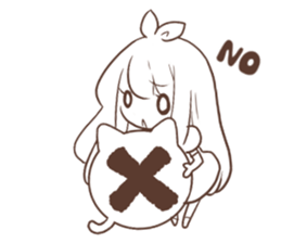 a monochrome (English version) sticker #6233973