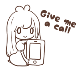 a monochrome (English version) sticker #6233974