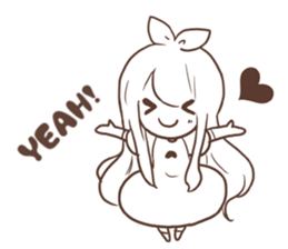 a monochrome (English version) sticker #6233975