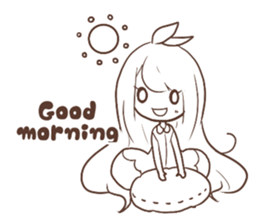 a monochrome (English version) sticker #6233976