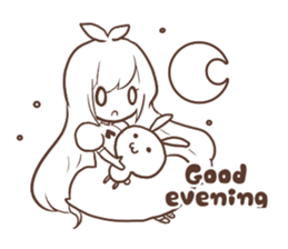 a monochrome (English version) sticker #6233978