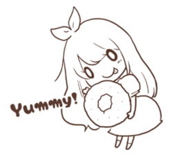 a monochrome (English version) sticker #6233981