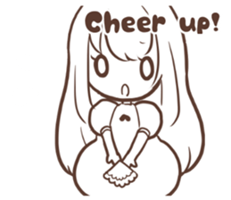 a monochrome (English version) sticker #6233982