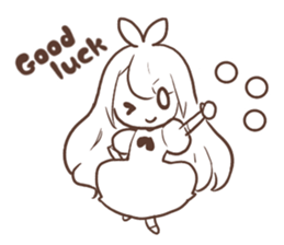 a monochrome (English version) sticker #6233983