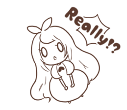 a monochrome (English version) sticker #6233985