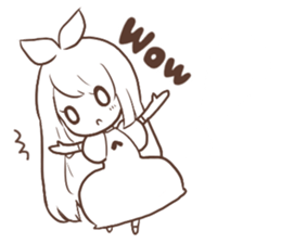 a monochrome (English version) sticker #6233987