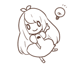 a monochrome (English version) sticker #6233988