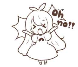 a monochrome (English version) sticker #6233991